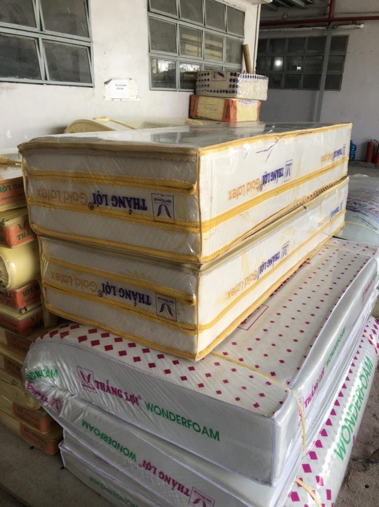 Nệm Cao Su Gold Latex Gấp 3 1m8 x 2m x 15cm