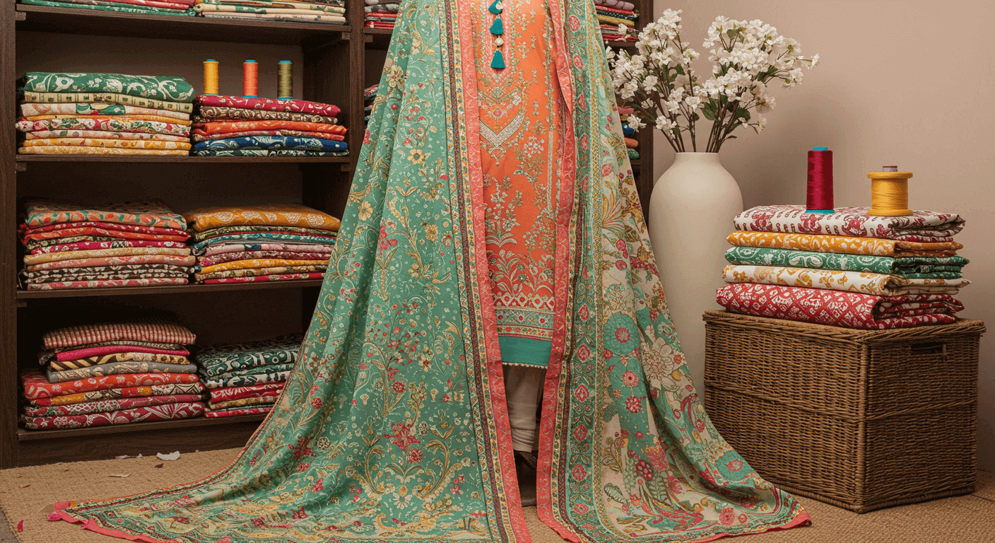 Unstitched Ladies Suits — A Timeless Symbol of Elegance and Creativity