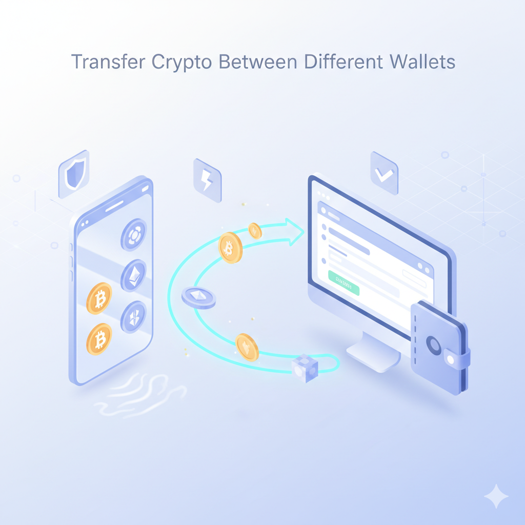 How to Transfer Crypto Between Different Wallets
