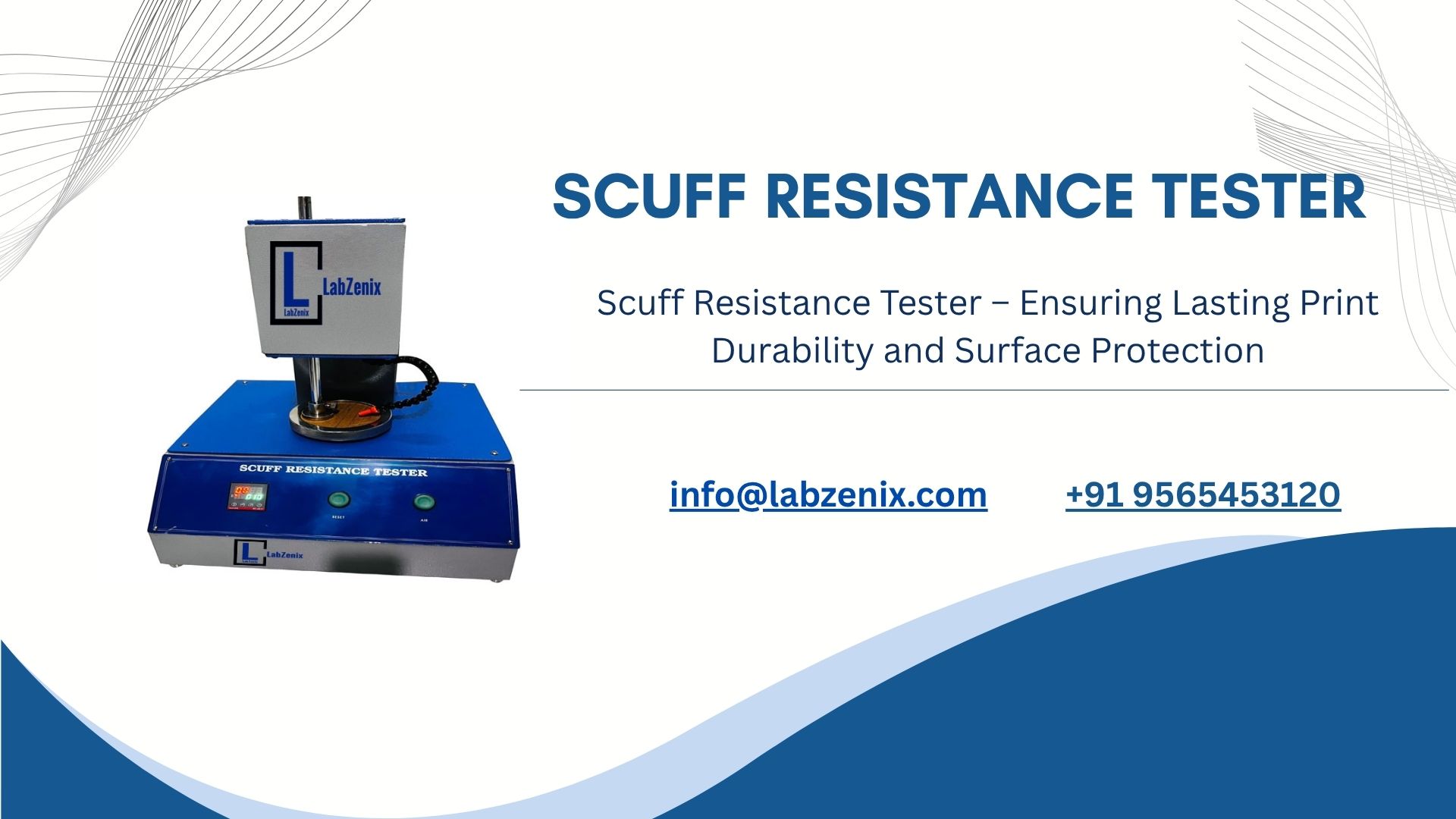 Ensure Lasting Print Quality with the Scuff Resistance Tester