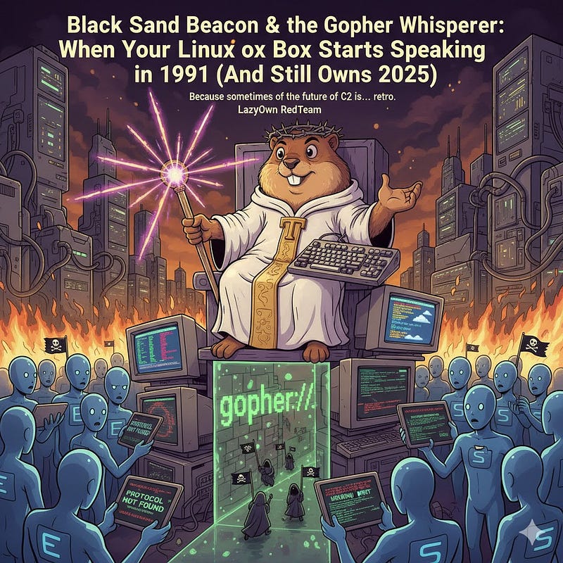 Black Sand Beacon & the Gopher Whisperer: When Your Linux Box Starts Speaking in 1991 (And Still…