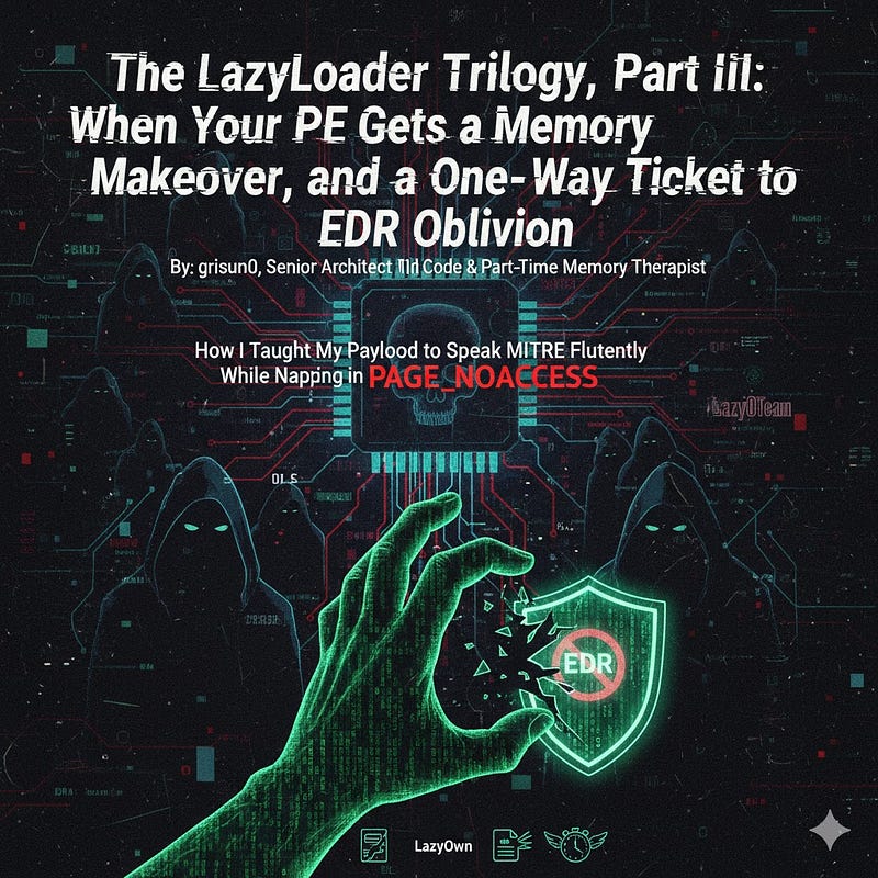 The LazyLoader Trilogy, Part III: When Your PE Gets a Memory Makeover, and a One-Way Ticket to EDR…