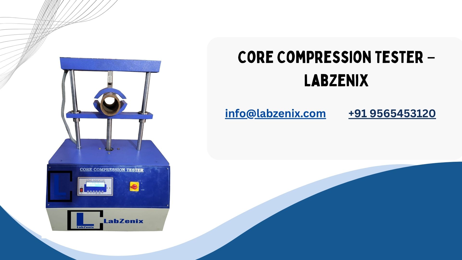 Guarantee Core Strength You Can Trust – with the LabZenix Core Compression Tester!
