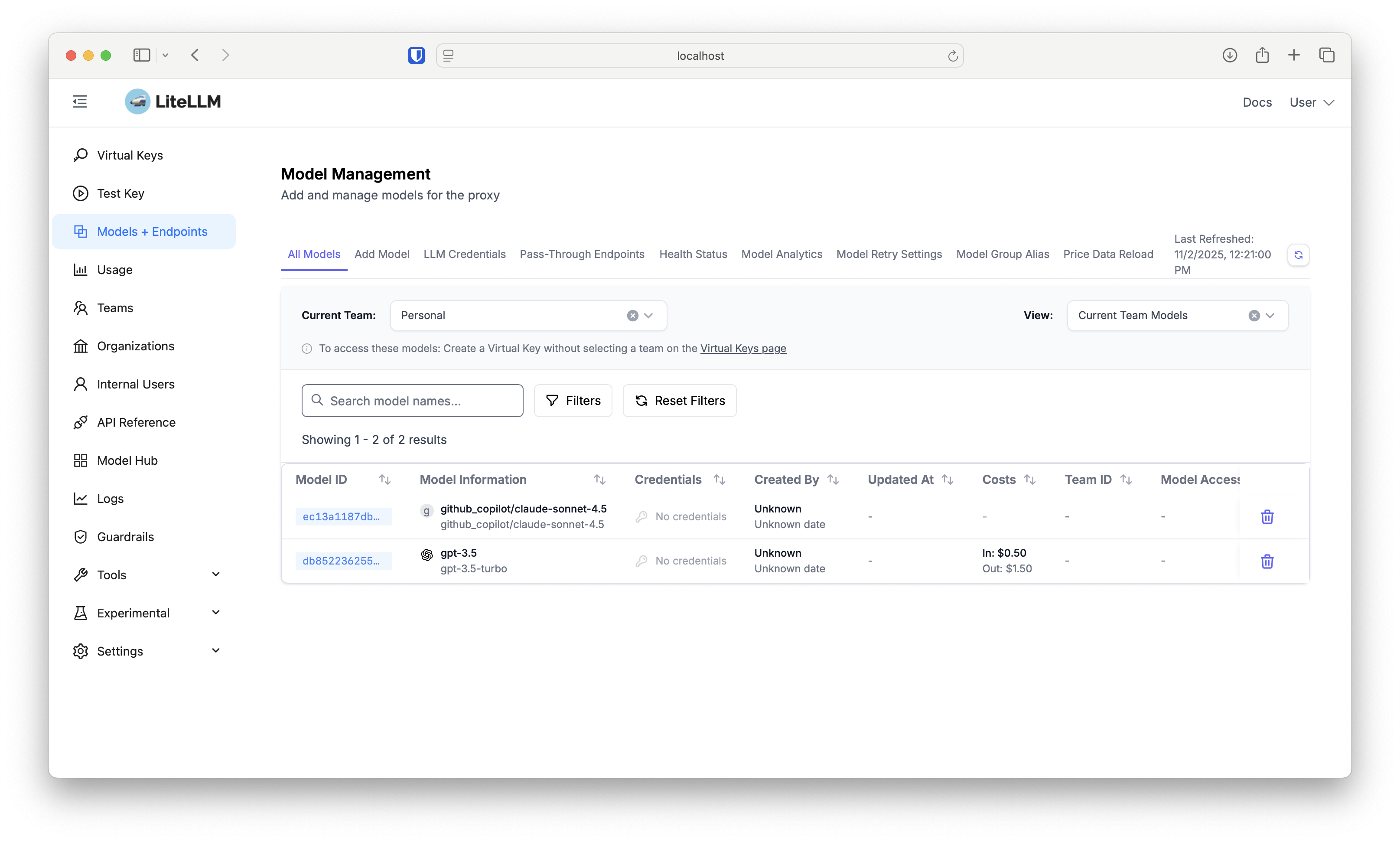 Github Copilot via LiteLLM