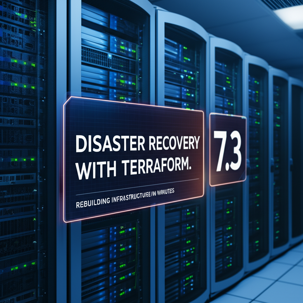 7.3 Disaster Recovery with Terraform: Rebuilding Infrastructure in Minutes