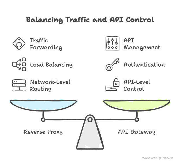 API Gateway vs Reverse Proxy Explained with Real Use Cases