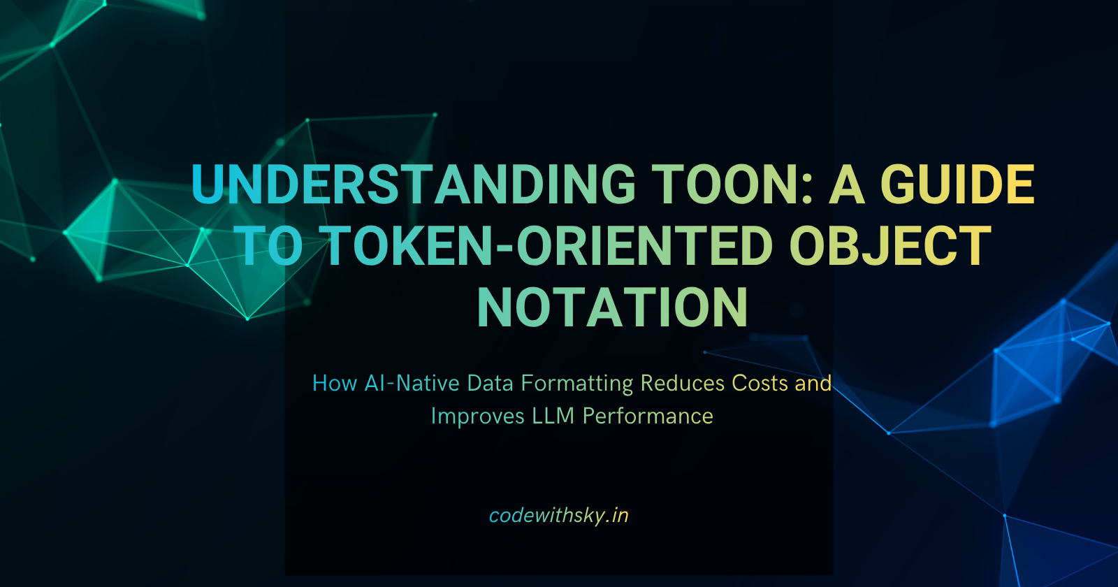 Exploring TOON: Token-Based Object Notation