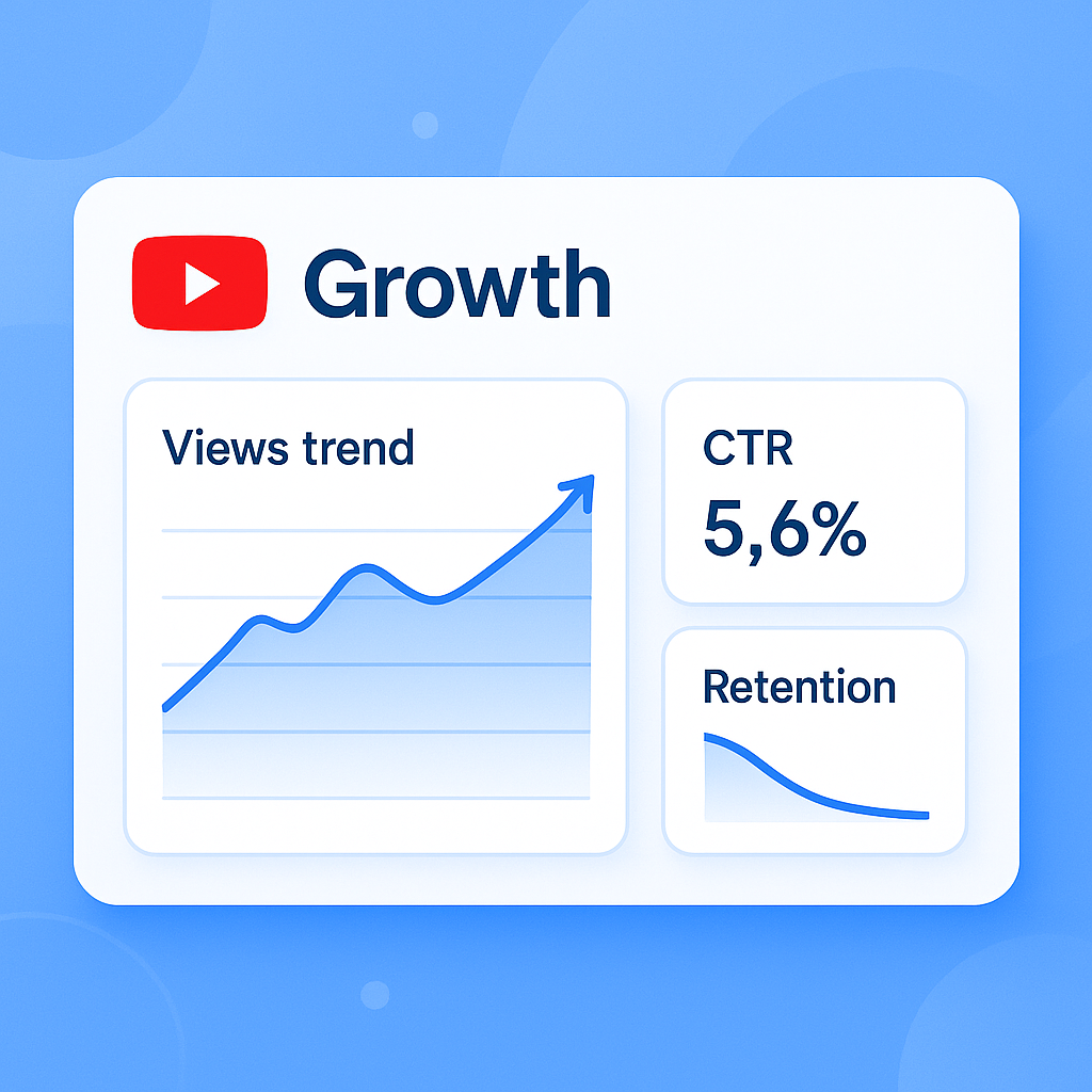 How do I increase my views on YouTube using AI in 2025