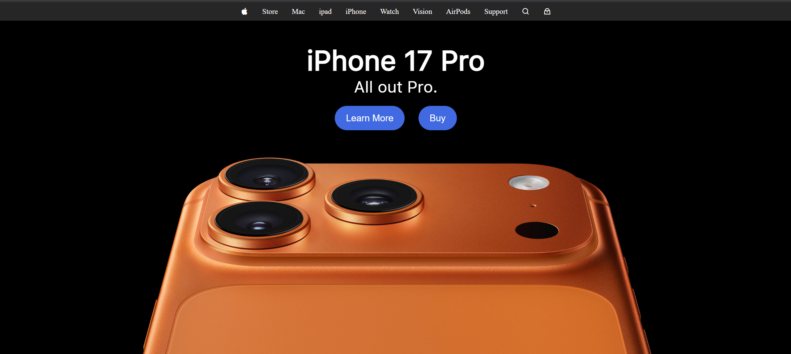 Day 12 — Recreating the Apple Homepage & Leveling Up My CSS Skills