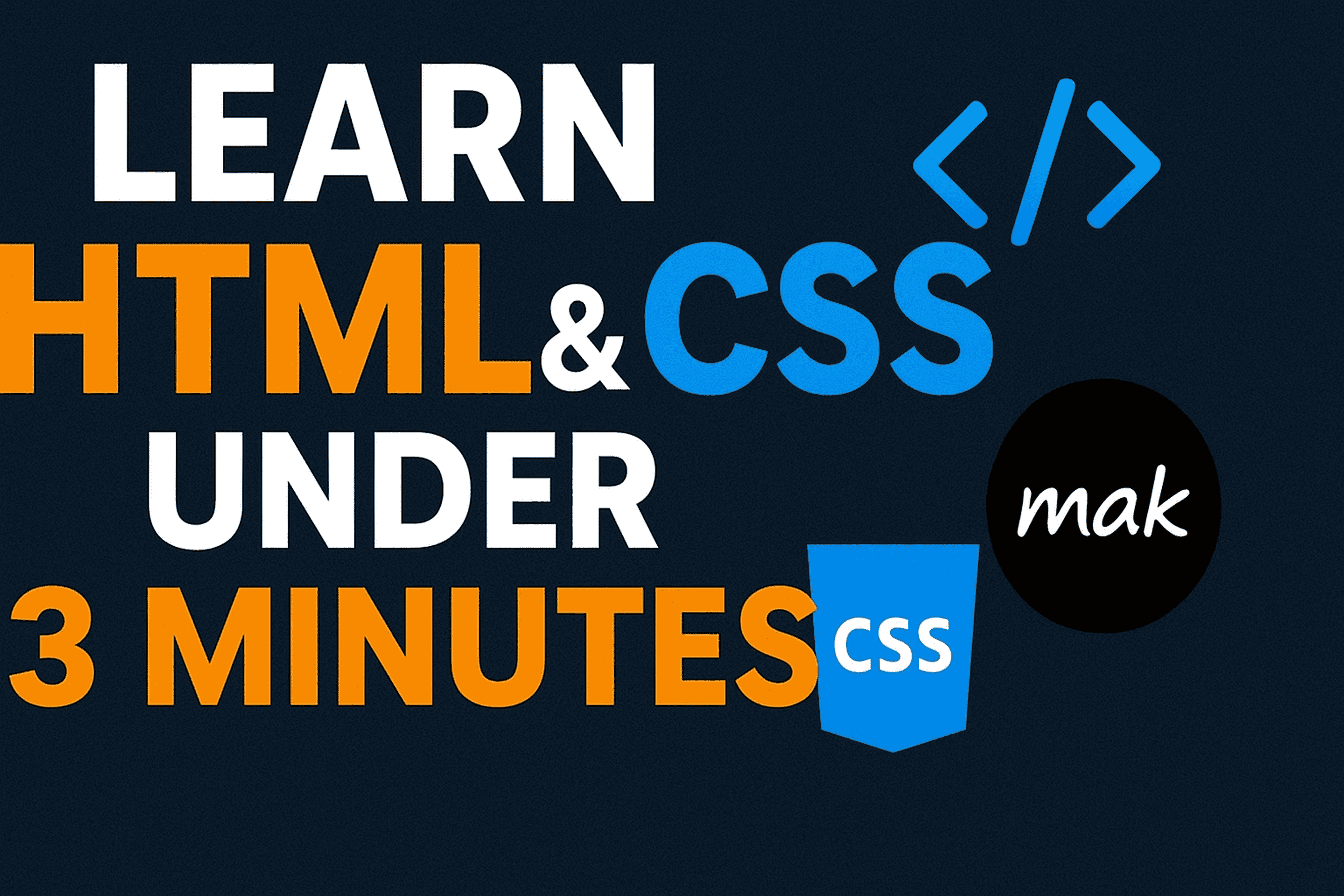 Learning HTML and CSS