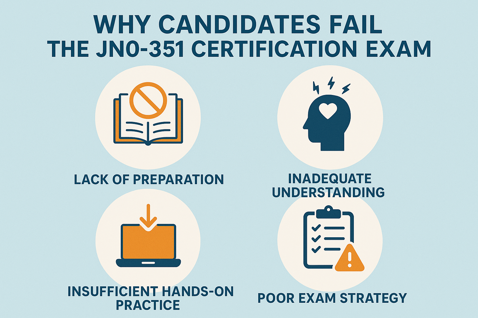 Mistakes That Cause Candidates to Fail the JN0-351 Exam