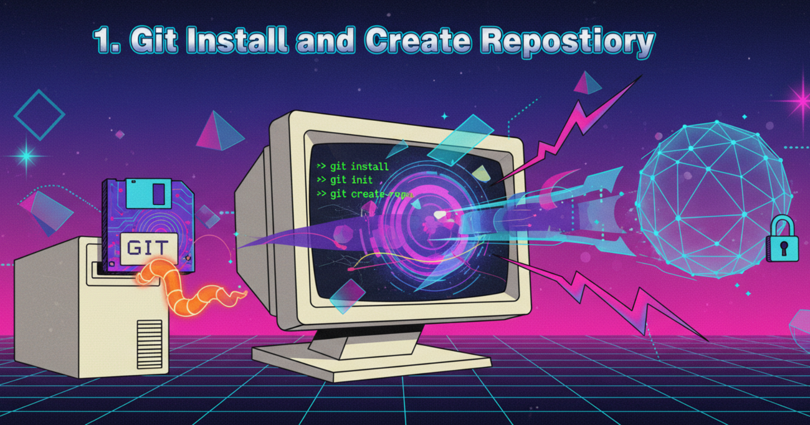 1.Git Install and Create Repository