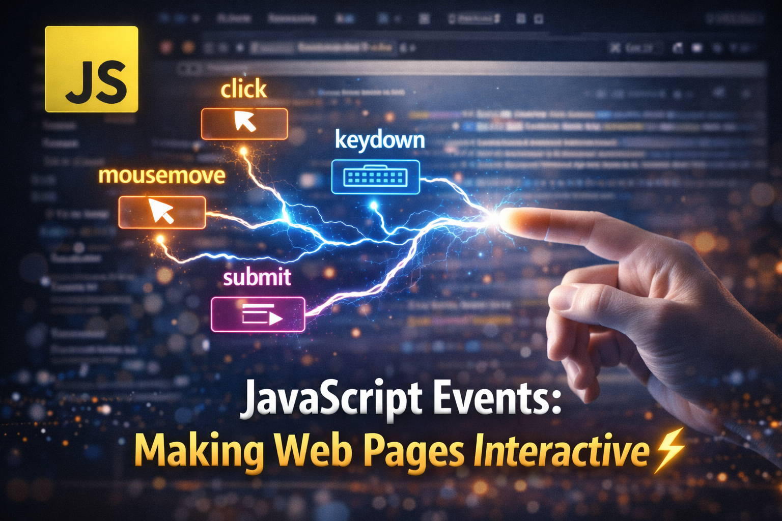 JavaScript Events: Making Web Pages Interactive ⚡