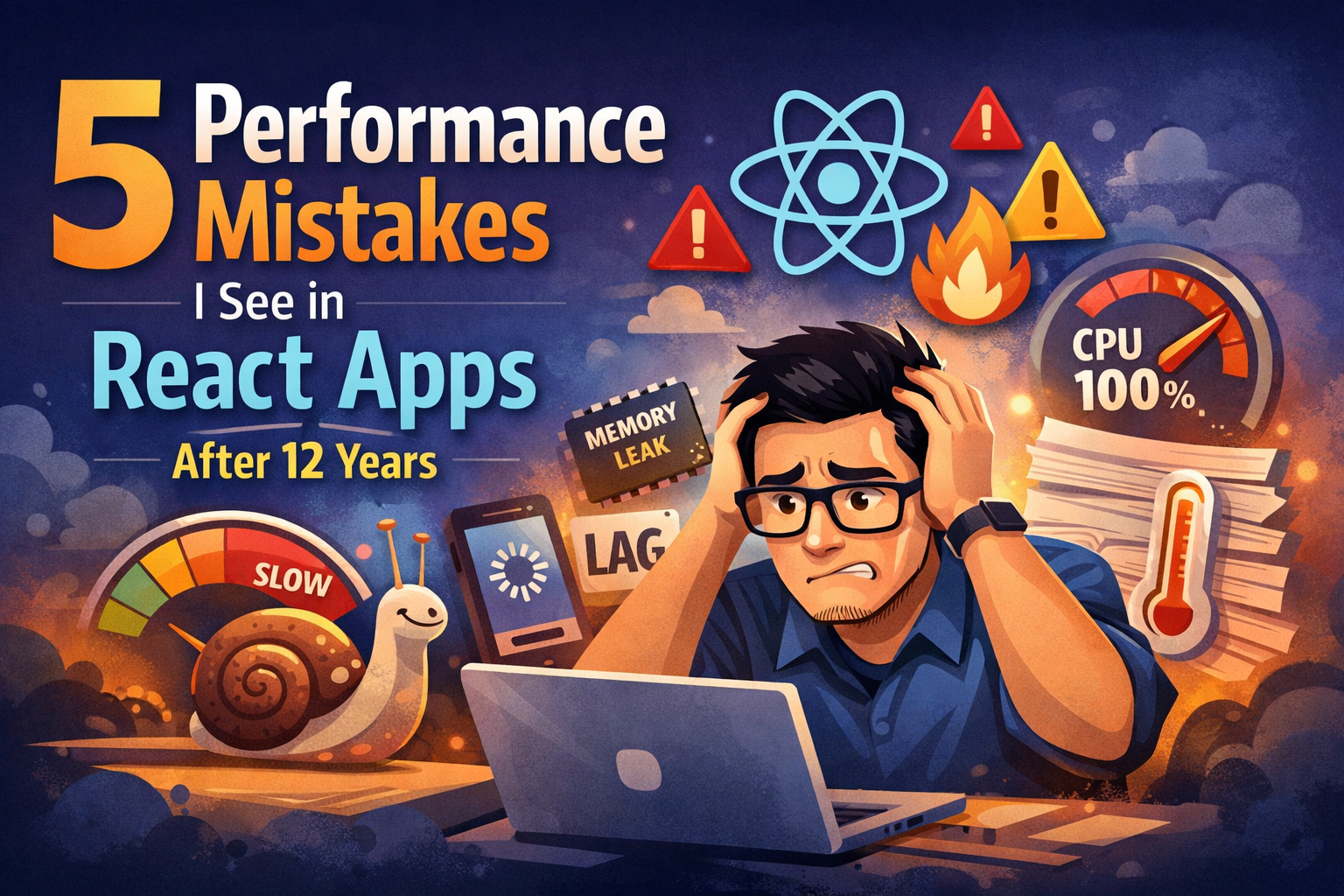 5 Performance Mistakes I See in React Apps After 12 Years