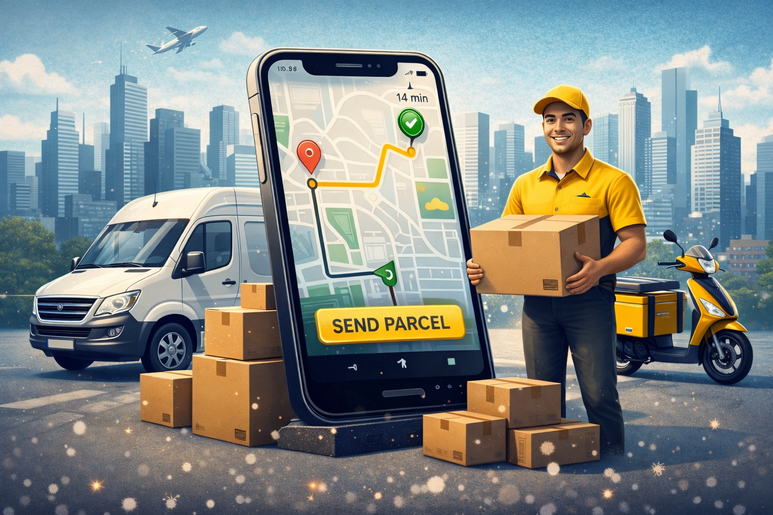 How Uber-Style Parcel Delivery Apps Are Transforming Modern Shipping