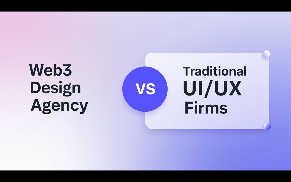 Web3 Design Agency vs. Traditional UI/UX Firms: What’s the Real Difference?