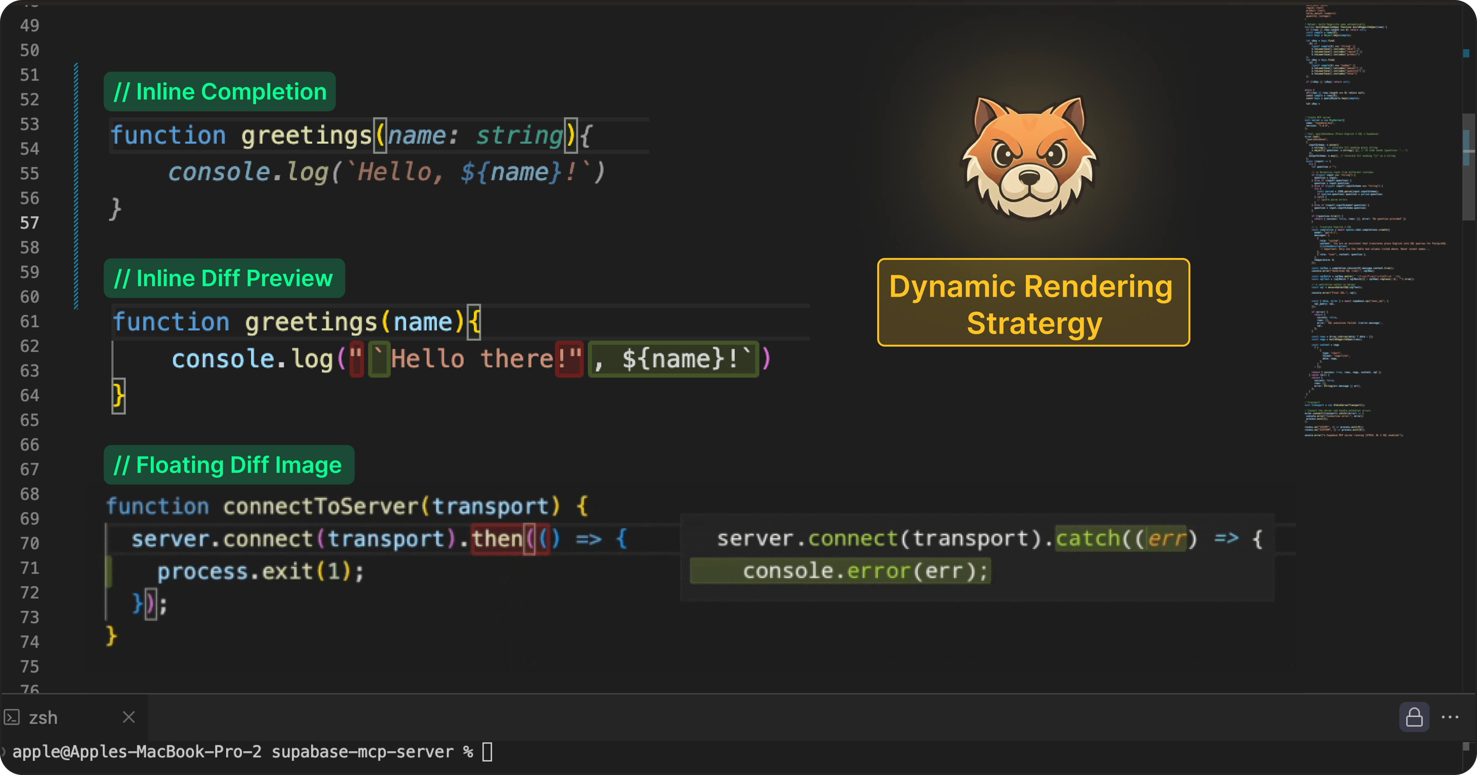 How do you build serious features in VS Code using only public APIs?