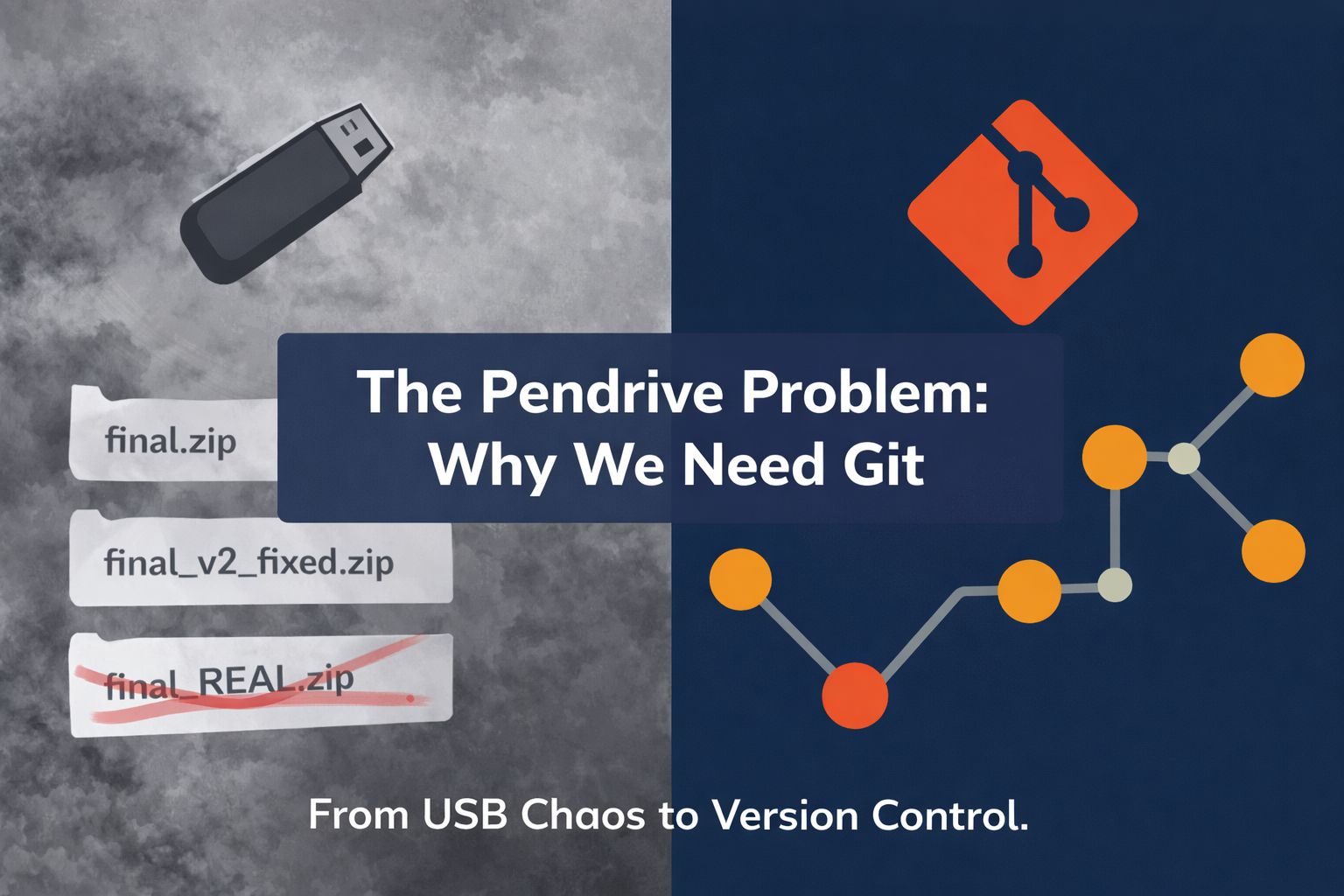 Why Version Control Exists: The Pendrive Problem