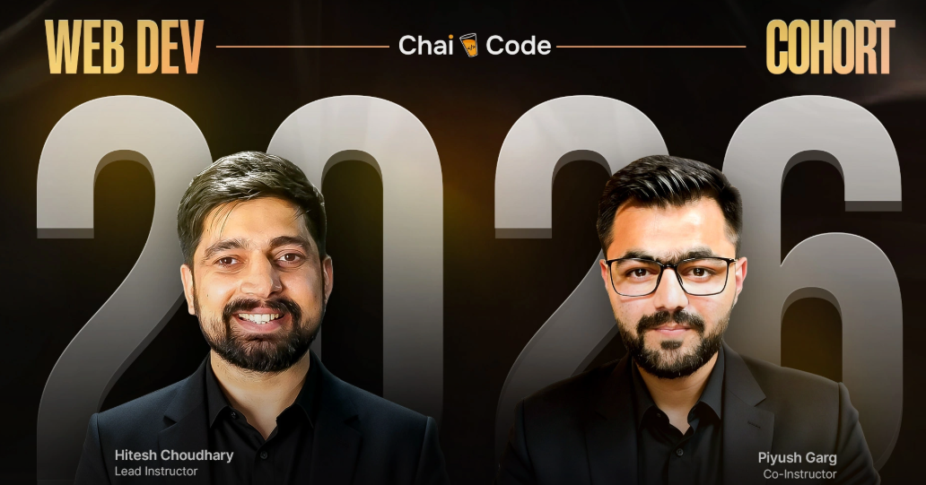 Web Dev Cohort for 2026