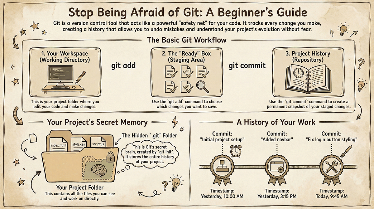 Stop Being Afraid of Git: A Beginner’s Guide