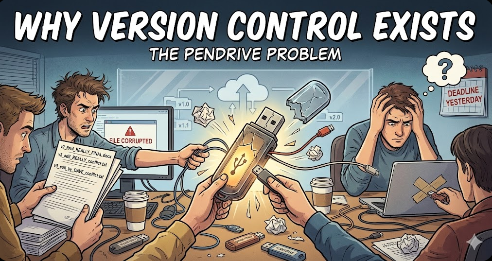 Why Version Control Exists: The Pendrive Problem