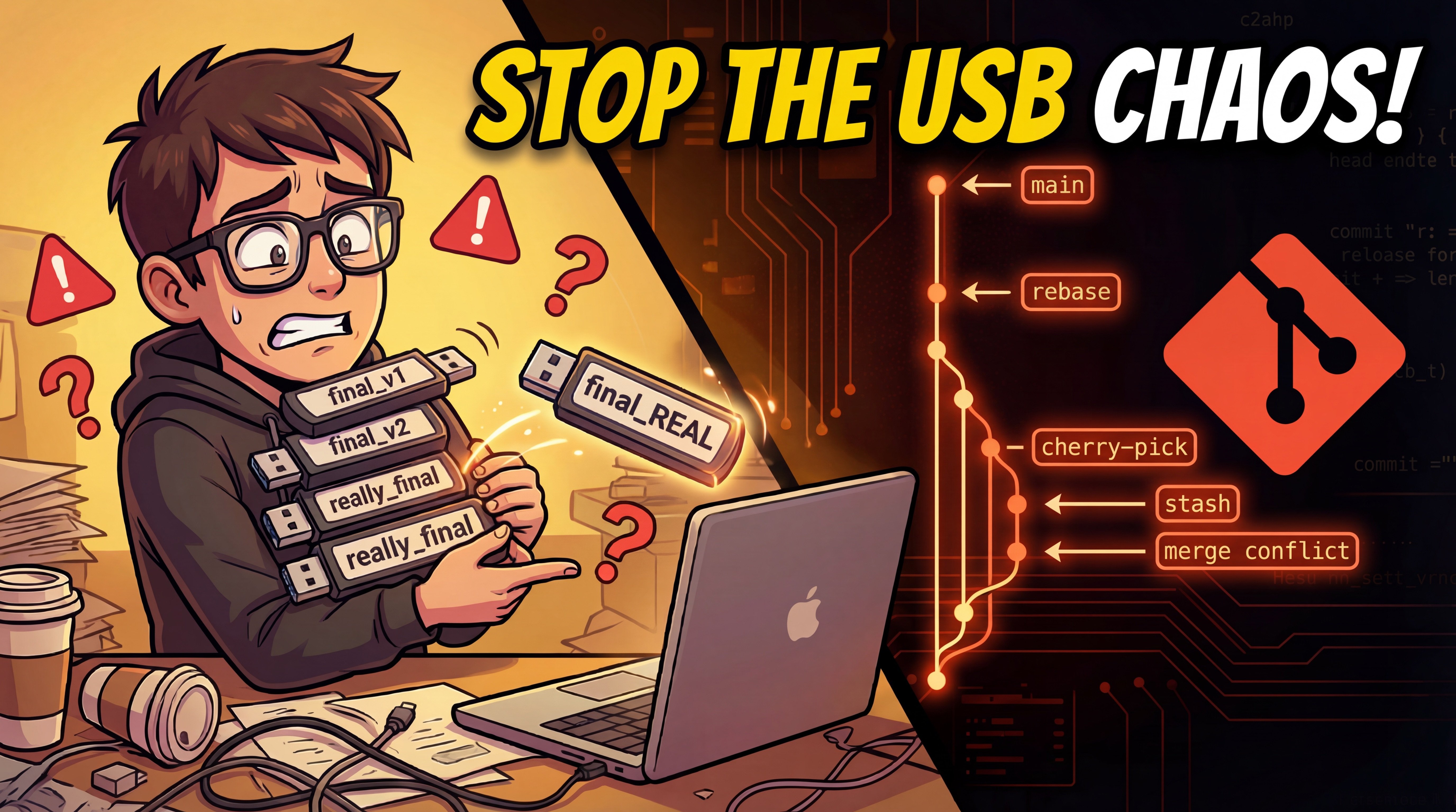Version Control Explained: The Pendrive Problem