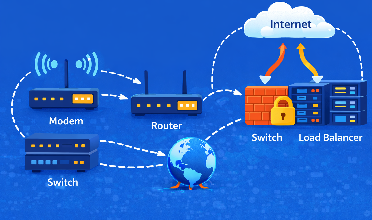 Networking Devices Explained Simply and How They Work Together