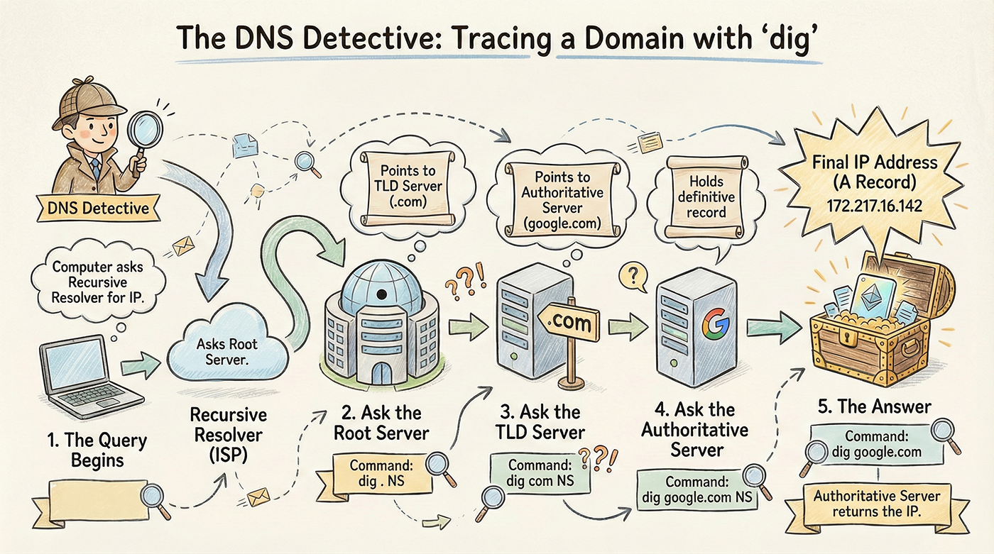 DNS Practical: Mastering the ‘dig’ Command
