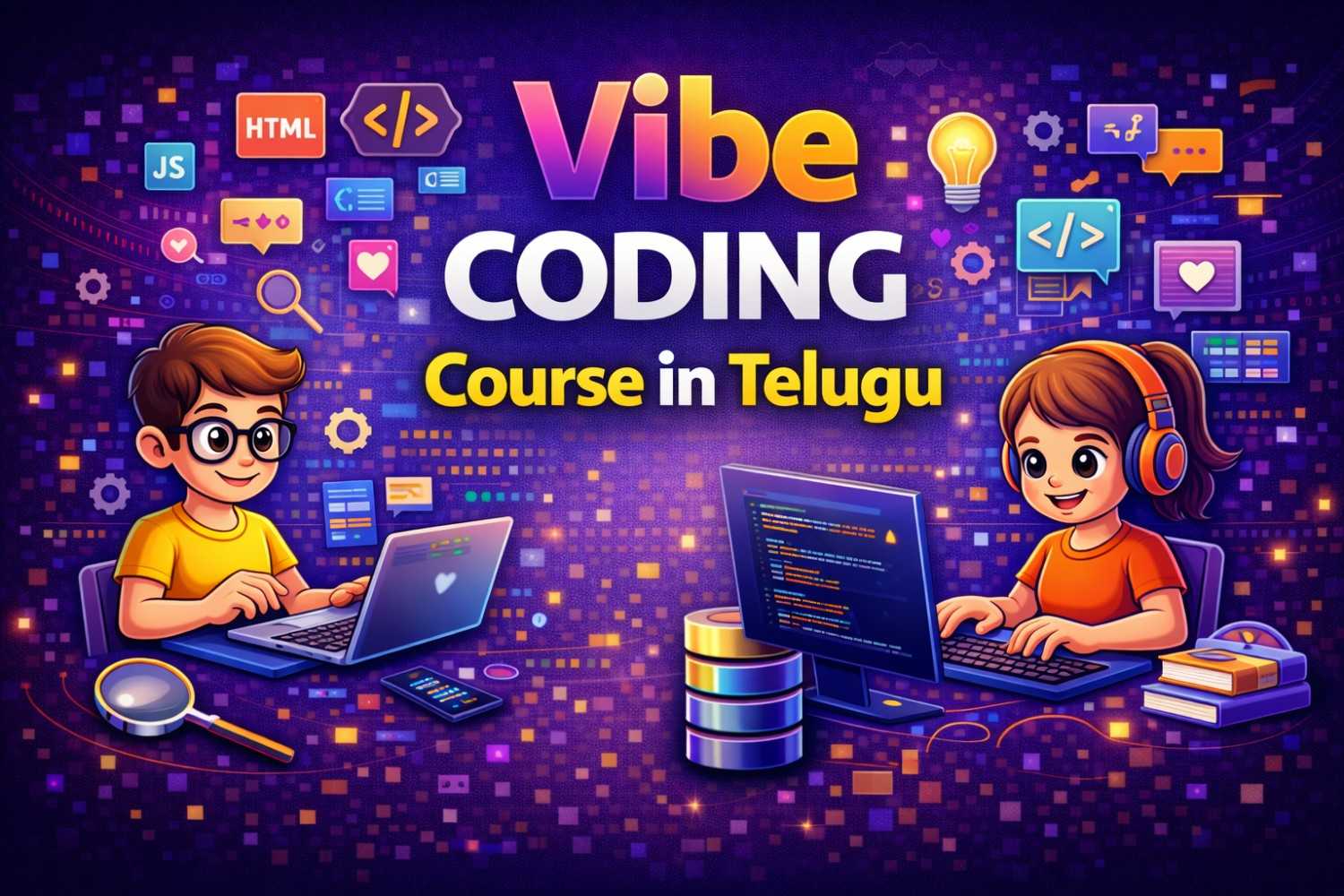 Vibe Coding Course in Telugu: Learning Coding by Flow