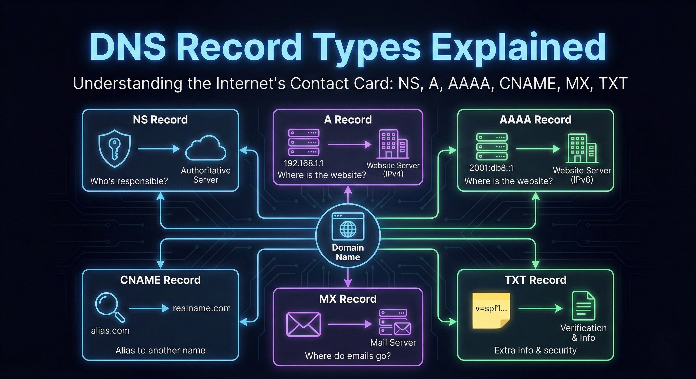 DNS Record Types Explained