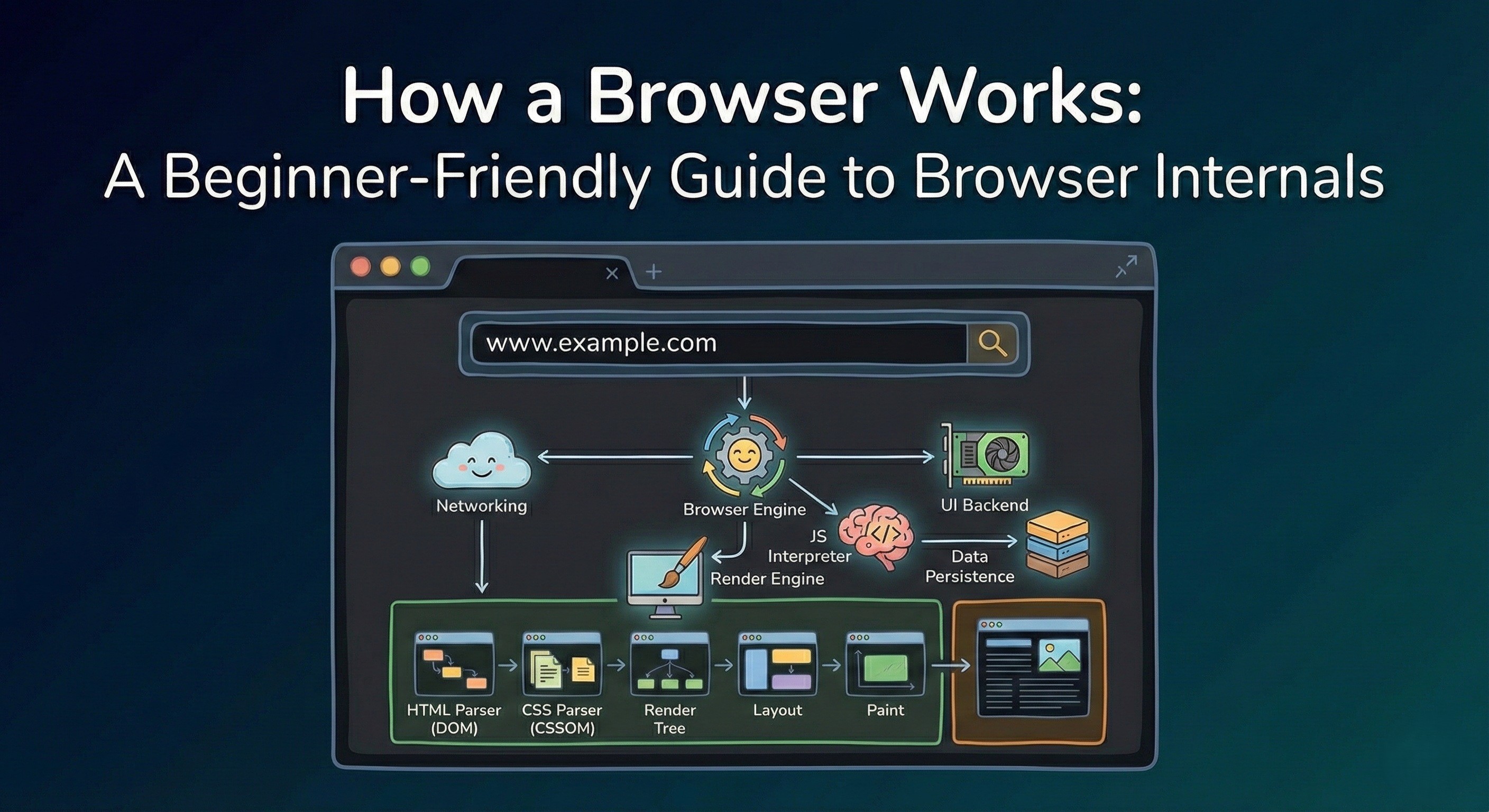 How a Browser Works: A Beginner-Friendly Guide to Browser Internals