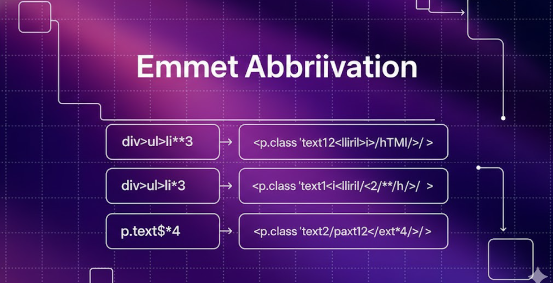 Learn Emmet Abbreviation