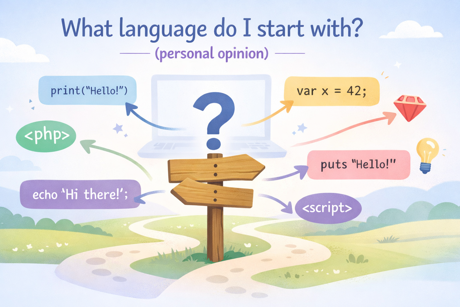 What language do I start with? (personal opinion)