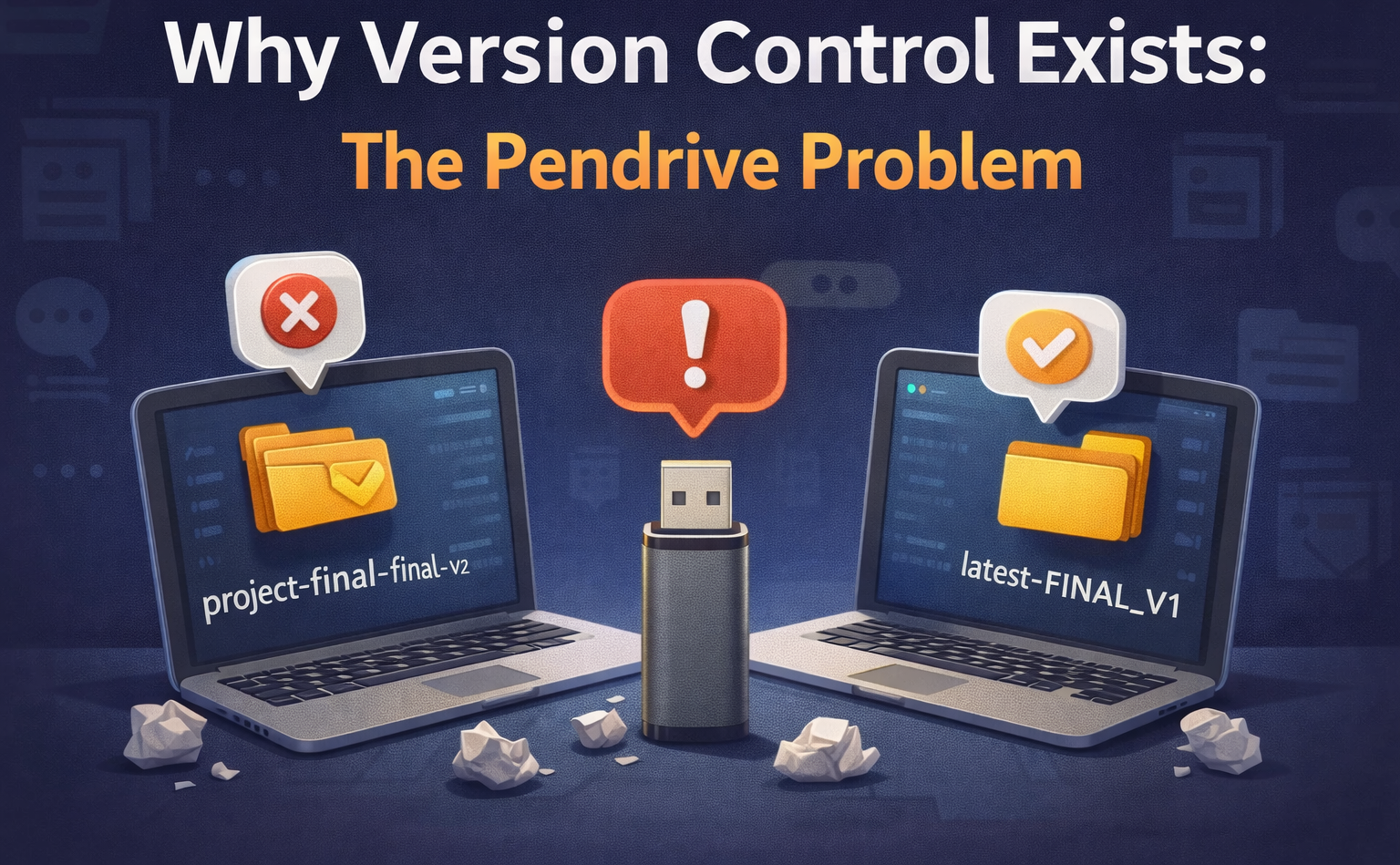 Why Version Control Exists: The Pendrive Problem