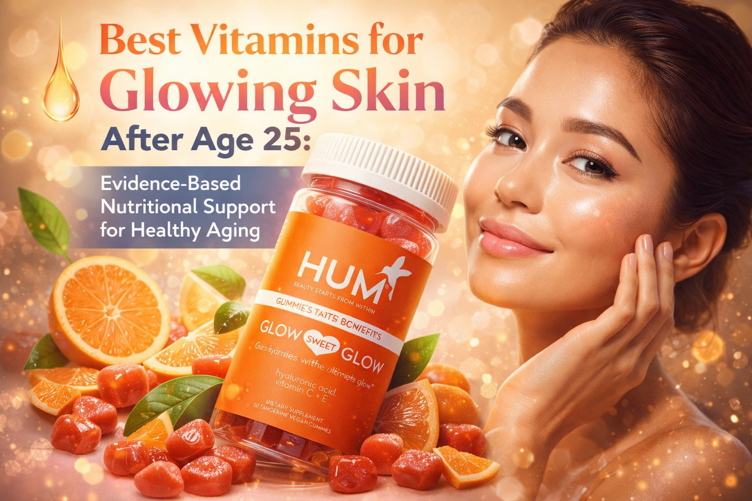 Best Vitamins for Glowing Skin After Age 25: Evidence-Based Nutritional Support for Healthy Aging