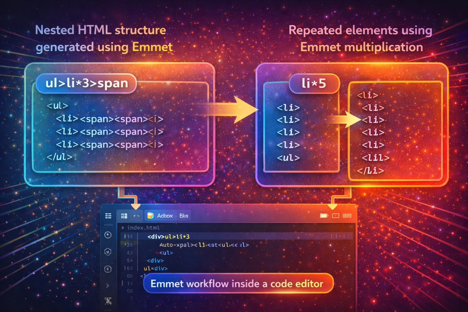 Emmet for HTML