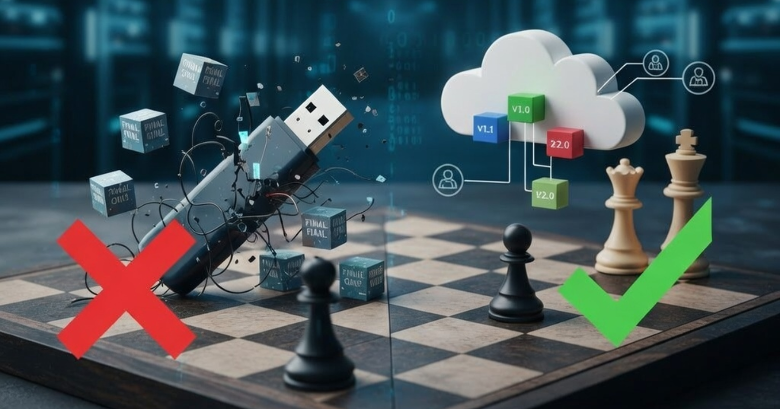 Why Version Control Exists: The Pendrive Problem(with Chess board Lesson)
