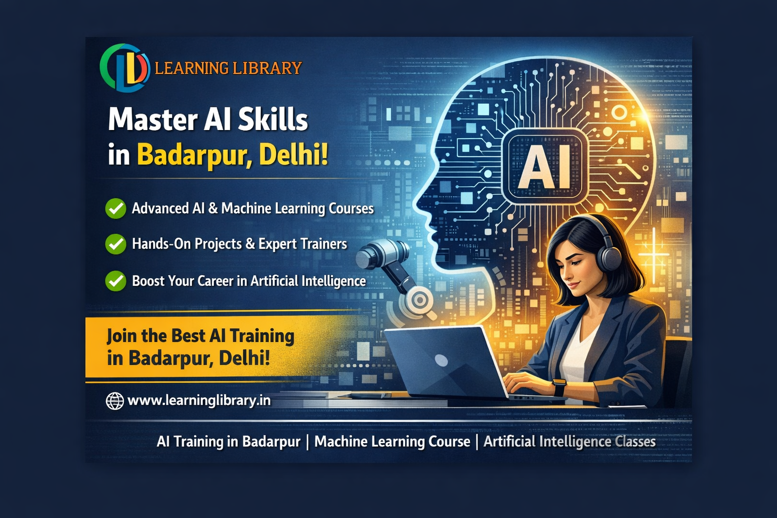Artificial Intelligence Course in Badarpur Delhi Learning Library