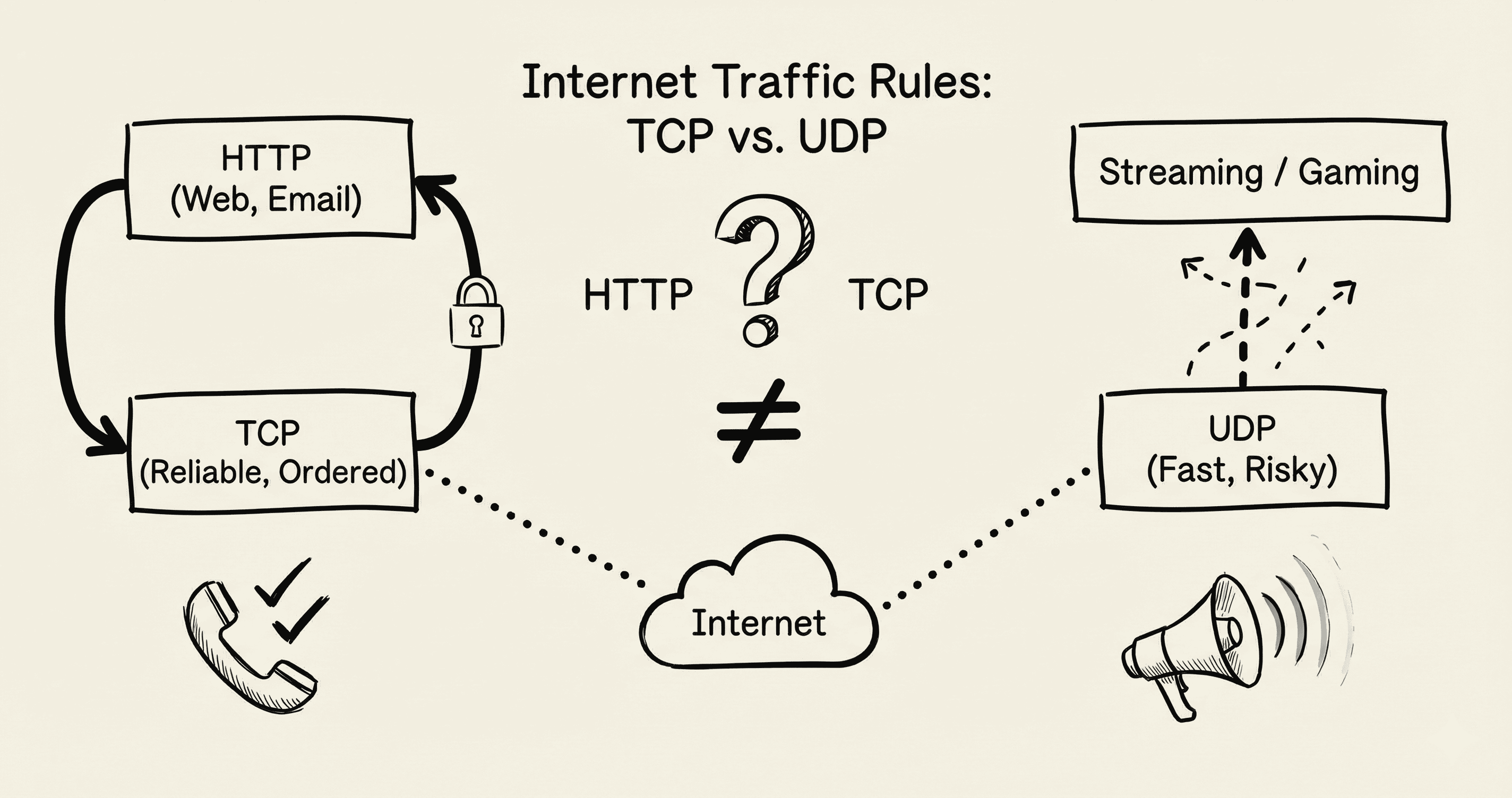 TCP vs. UDP: The Invisible Engines of the Internet (And Where HTTP Fits In)