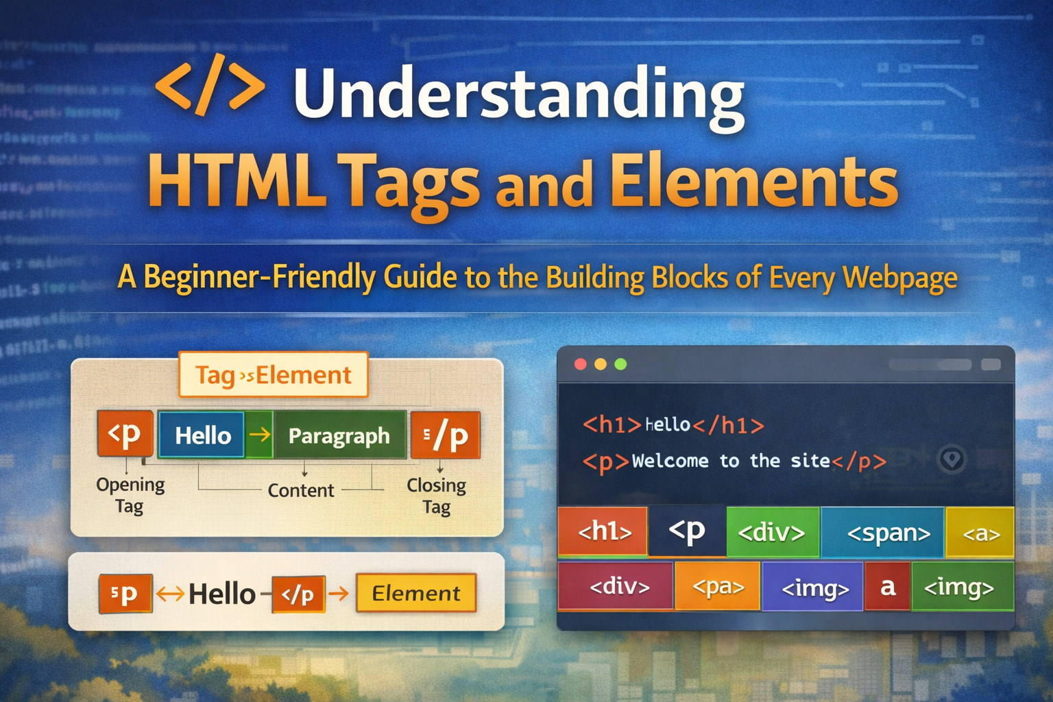 Understanding HTML Tags and Elements