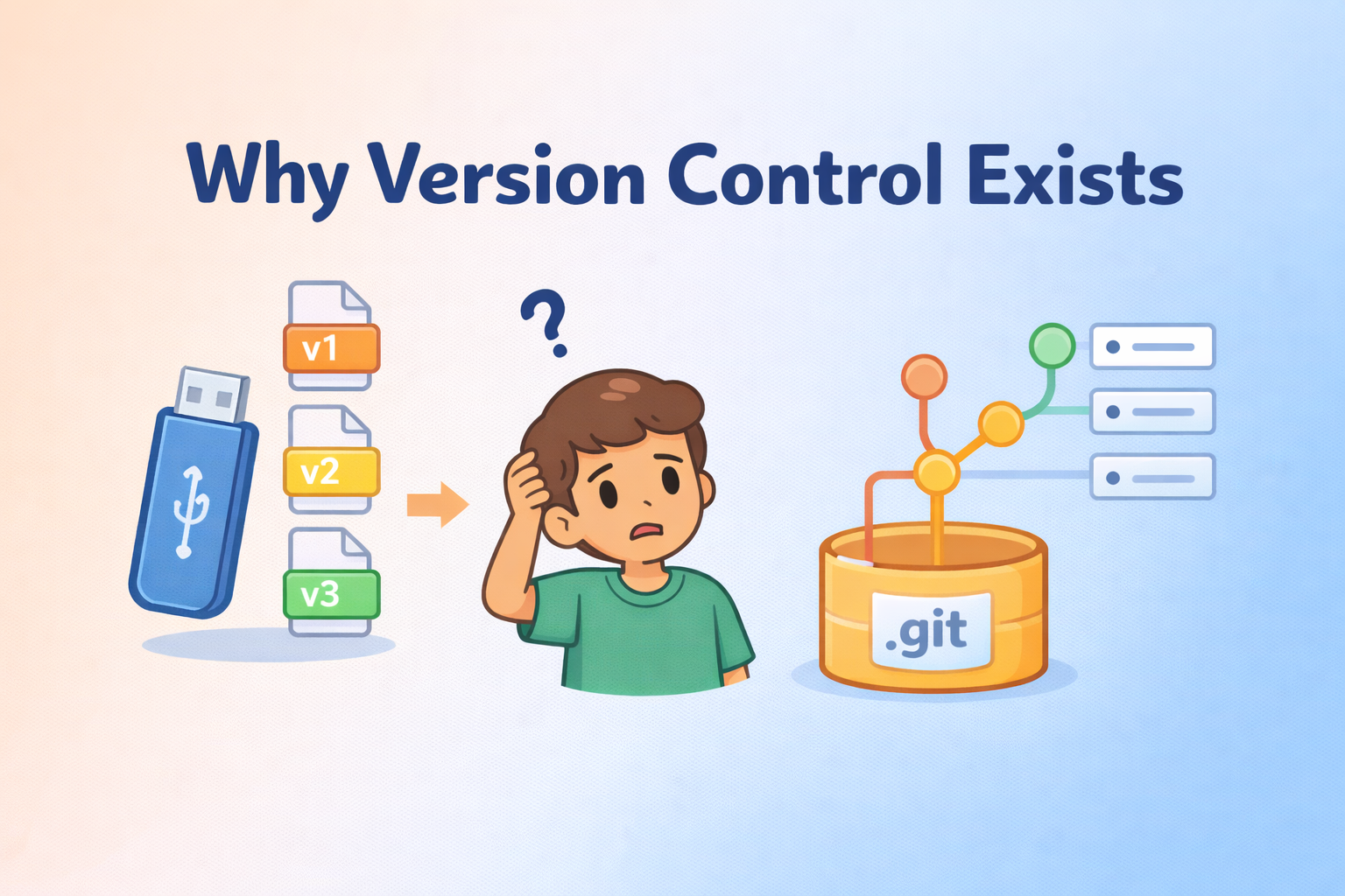 Why Version Control Exists: Understanding the Pendrive Problem