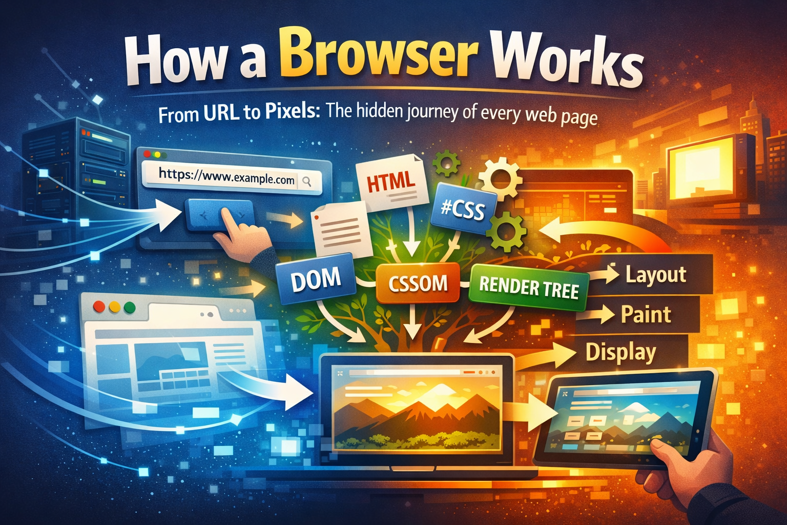 How a Browser Works: A Beginner-Friendly Guide to Browser Internals