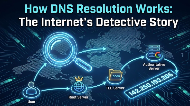 How DNS Resolution Works: The Internet’s Detective Story