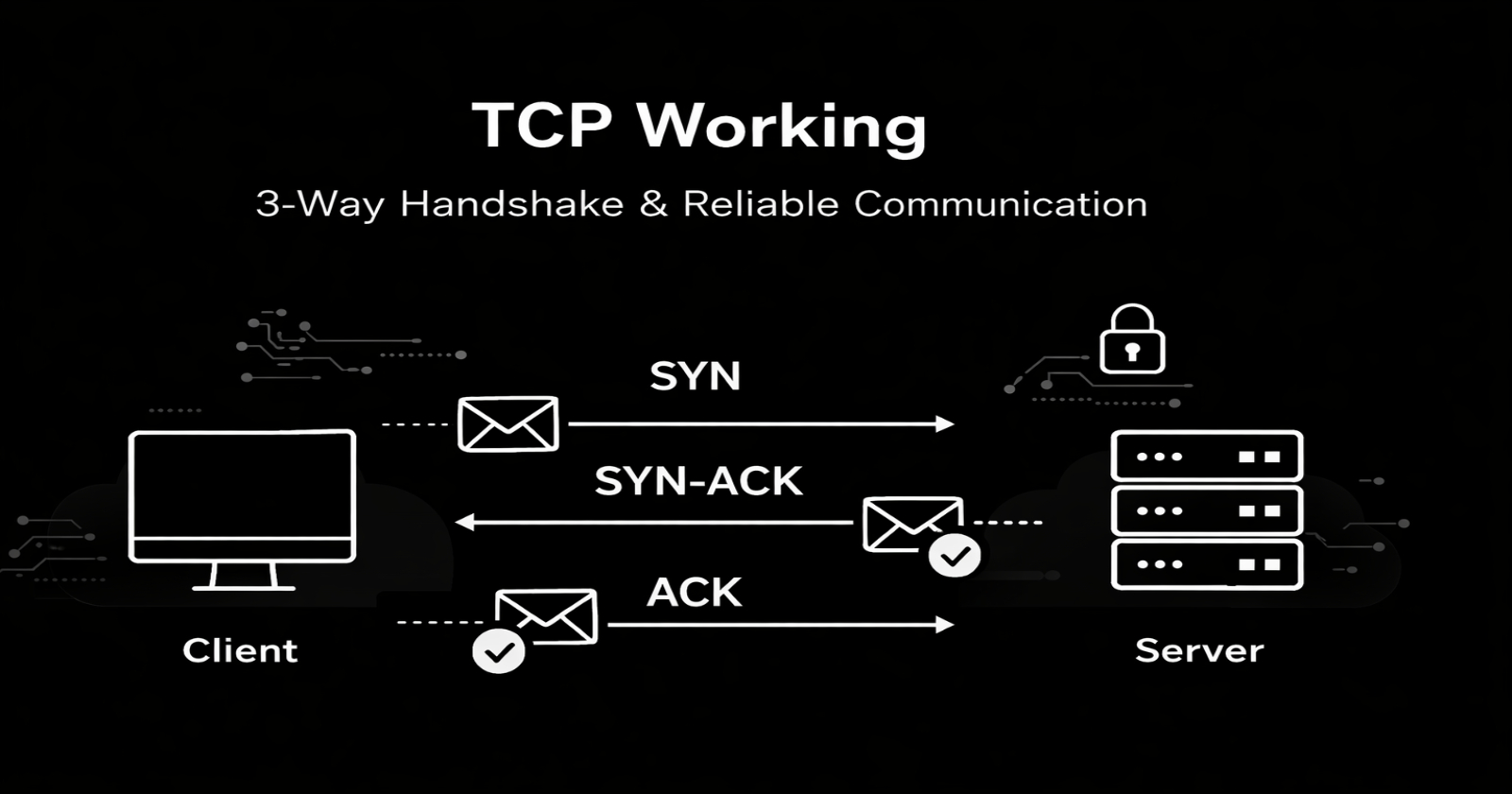TCP Working: 3-Way Handshake & Reliable Communication