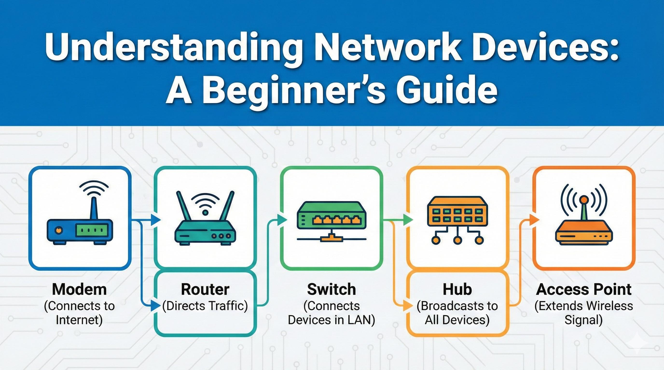Understanding Network Devices: A Beginner's Guide
