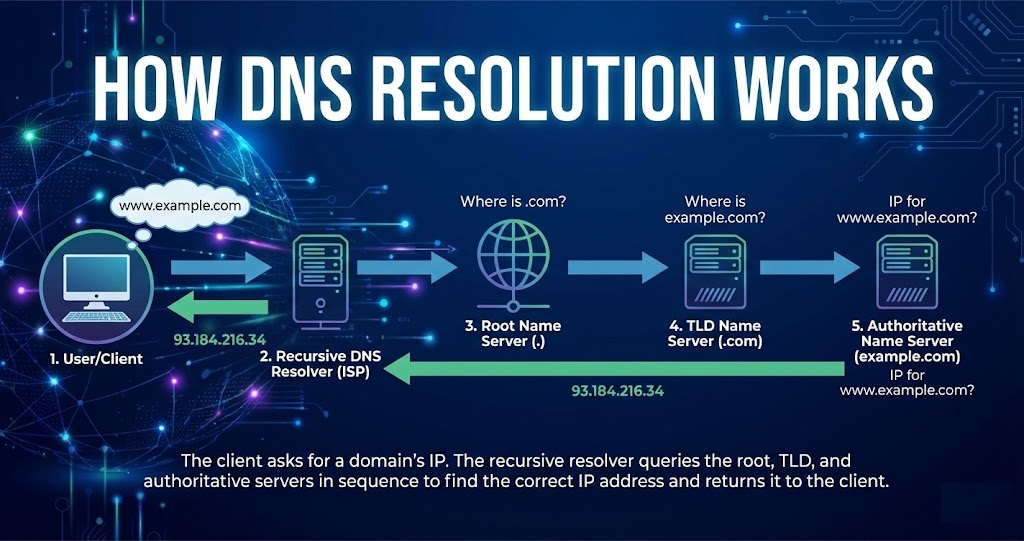 How DNS Resolution Works