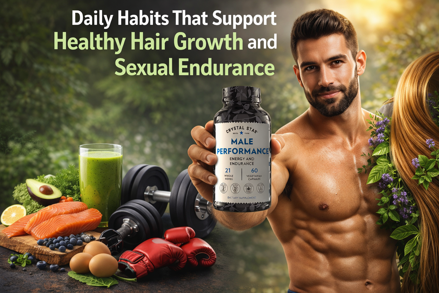Daily Habits That Support Healthy Hair Growth and Sexual Endurance Naturally