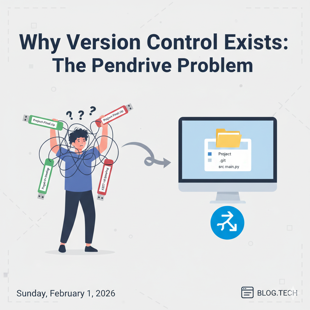Why Version Control Exists: The Pendrive Problem
