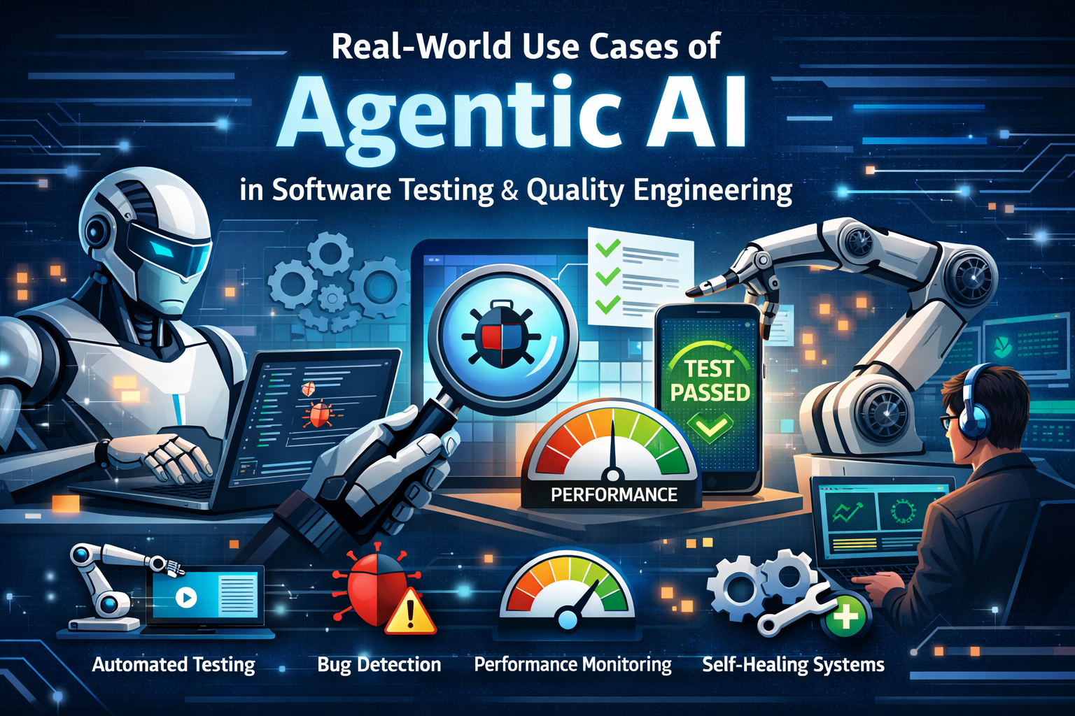 Real-World Use Cases of Agentic AI in Software Testing & Quality Engineering