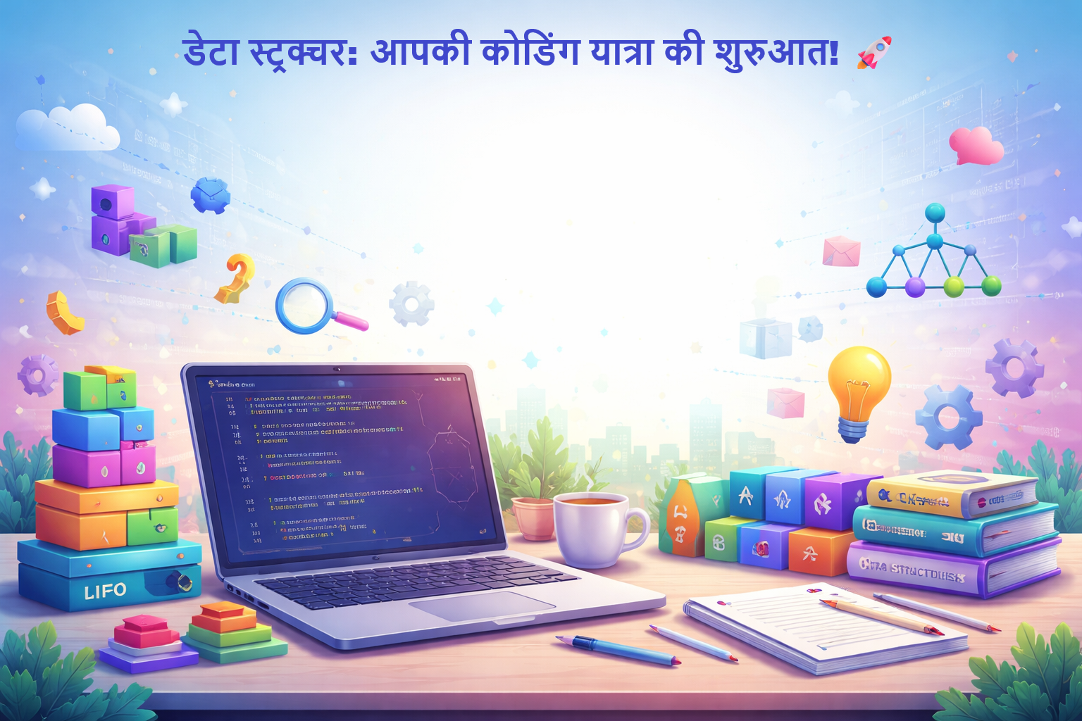 Ds#1 डेटा स्ट्रक्चर: आपकी कोडिंग यात्रा की शुरुआत! 🚀